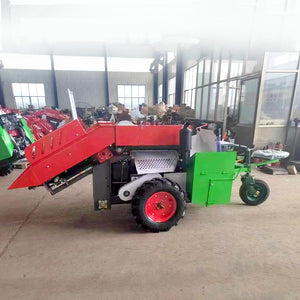 Ride a Wheeled Work Hammer Corn Harvester