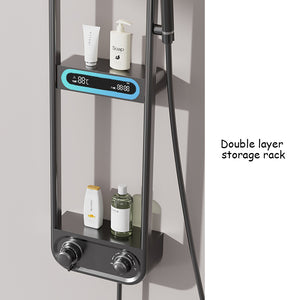 Modern Shower Faucet Set with Adjustable Spray Patterns