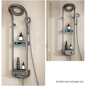 Modern Shower Faucet Set with Adjustable Spray Patterns